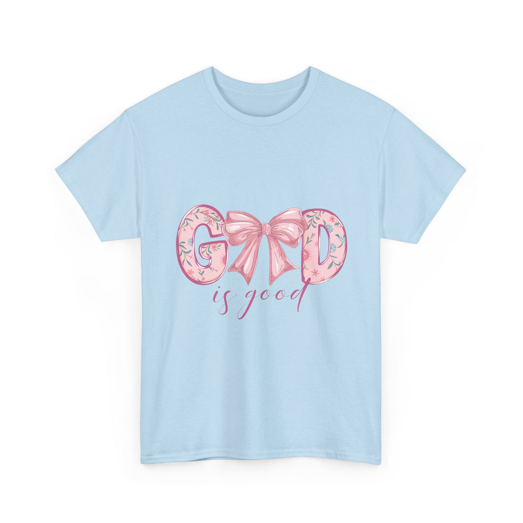 God is good shirt, with Bow