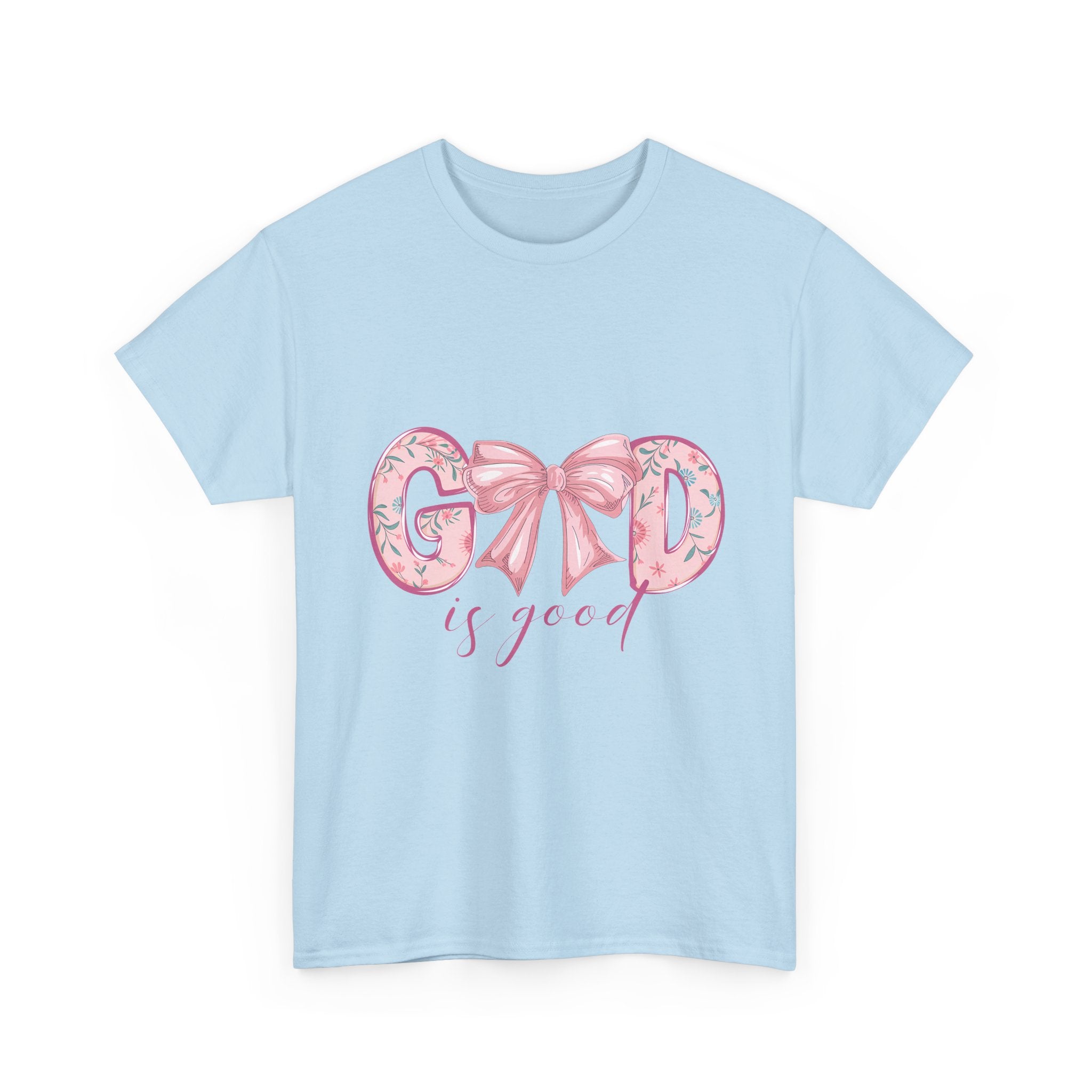 God is good shirt, with Bow
