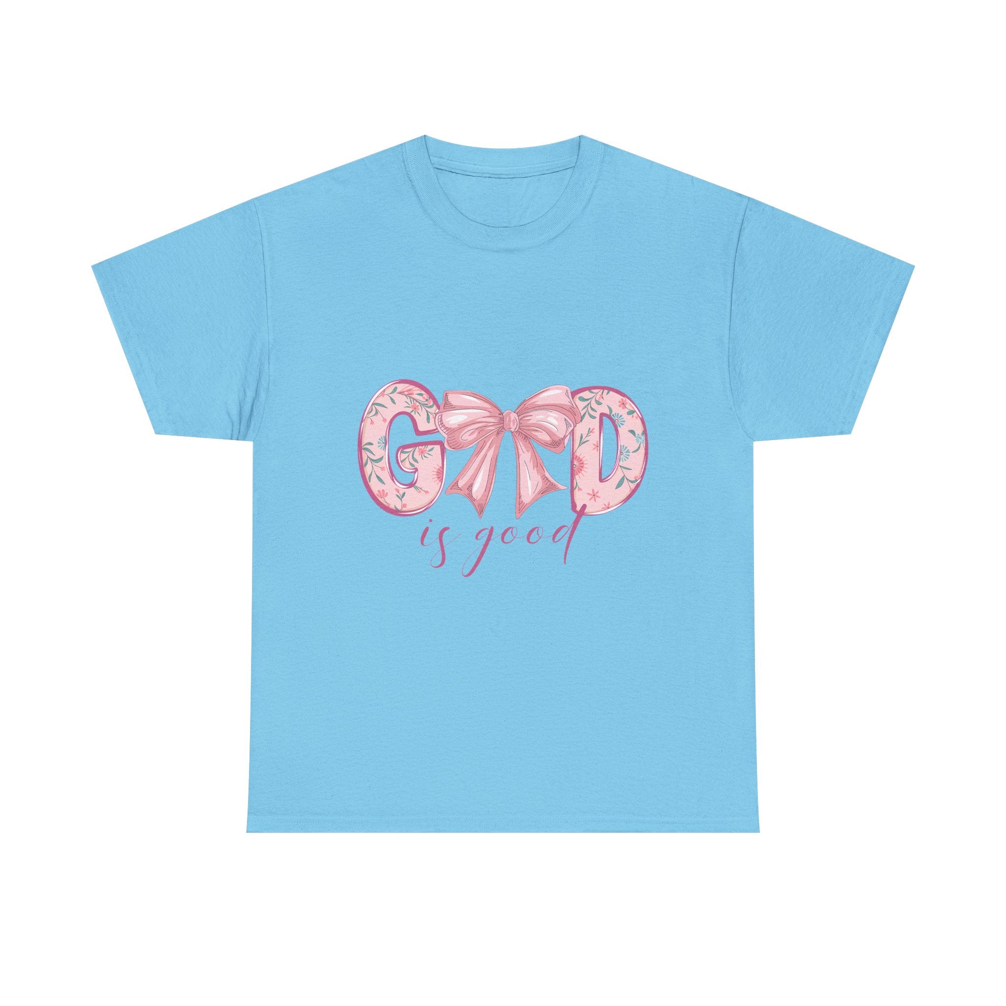God is good shirt, with Bow