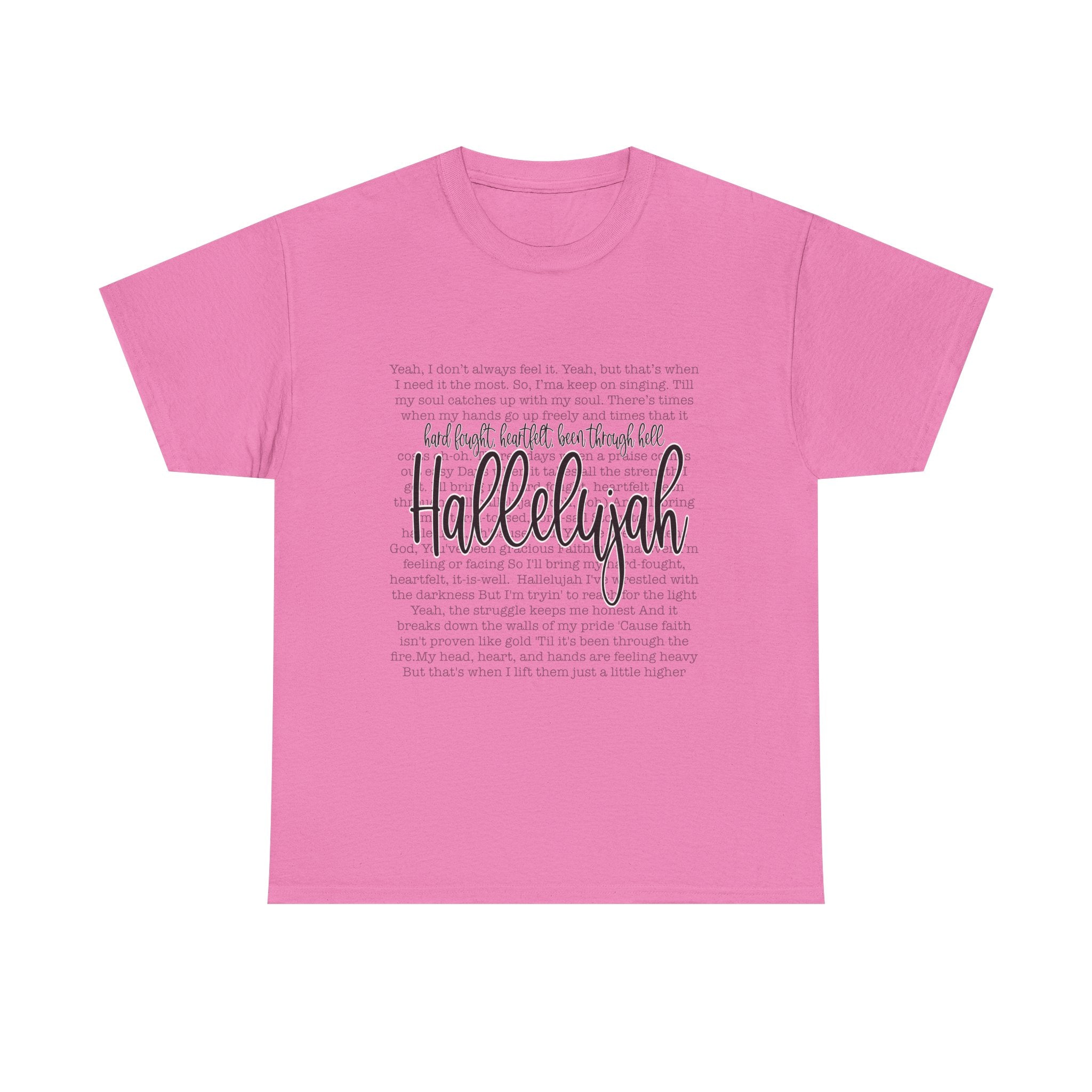 Hallelujah Cotton Tee Express Delivery available