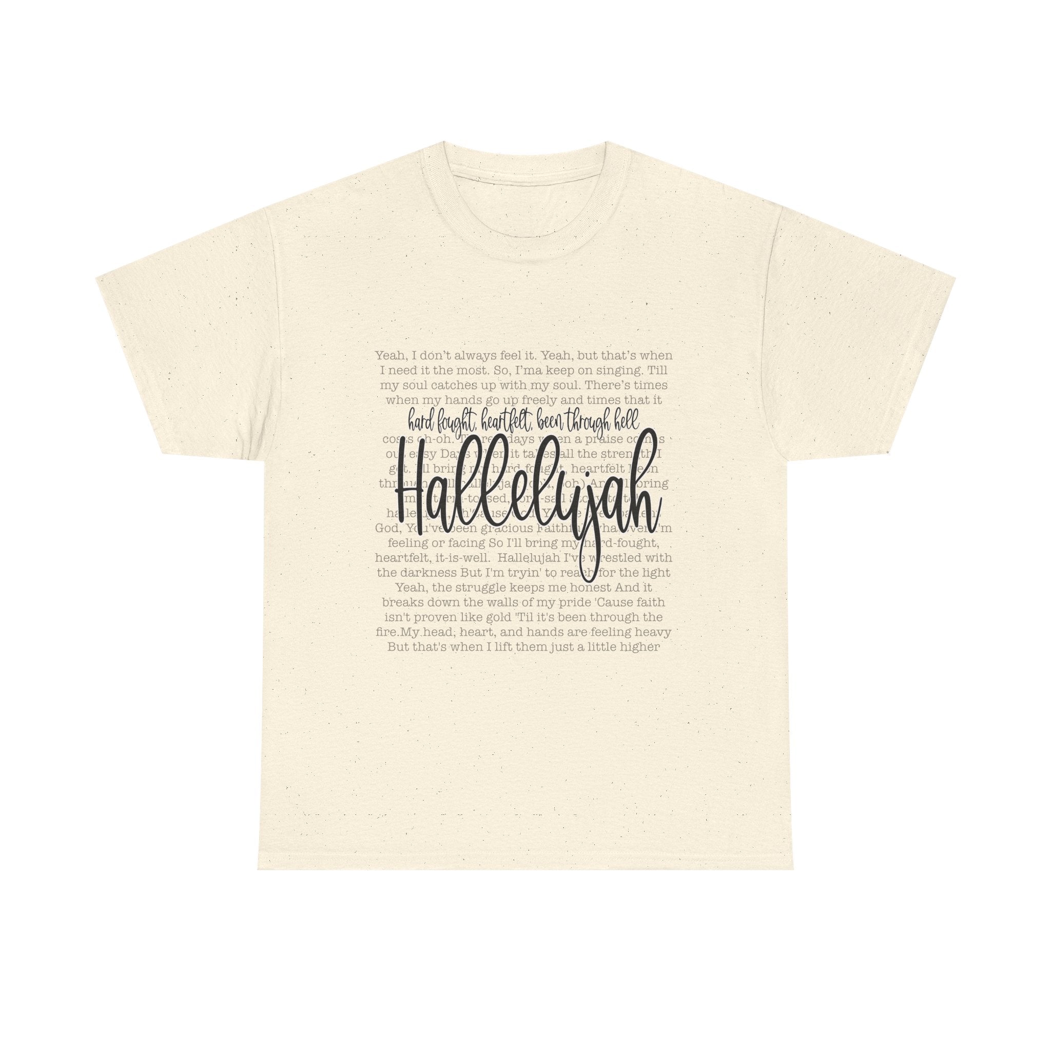 Hallelujah Cotton Tee Express Delivery available