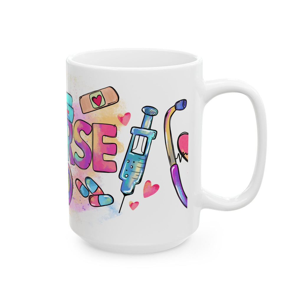 Nurse Ceramic Mug, (11oz, 15oz)