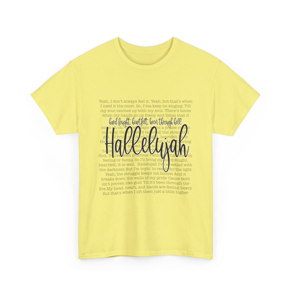 Hallelujah Cotton Tee Express Delivery available