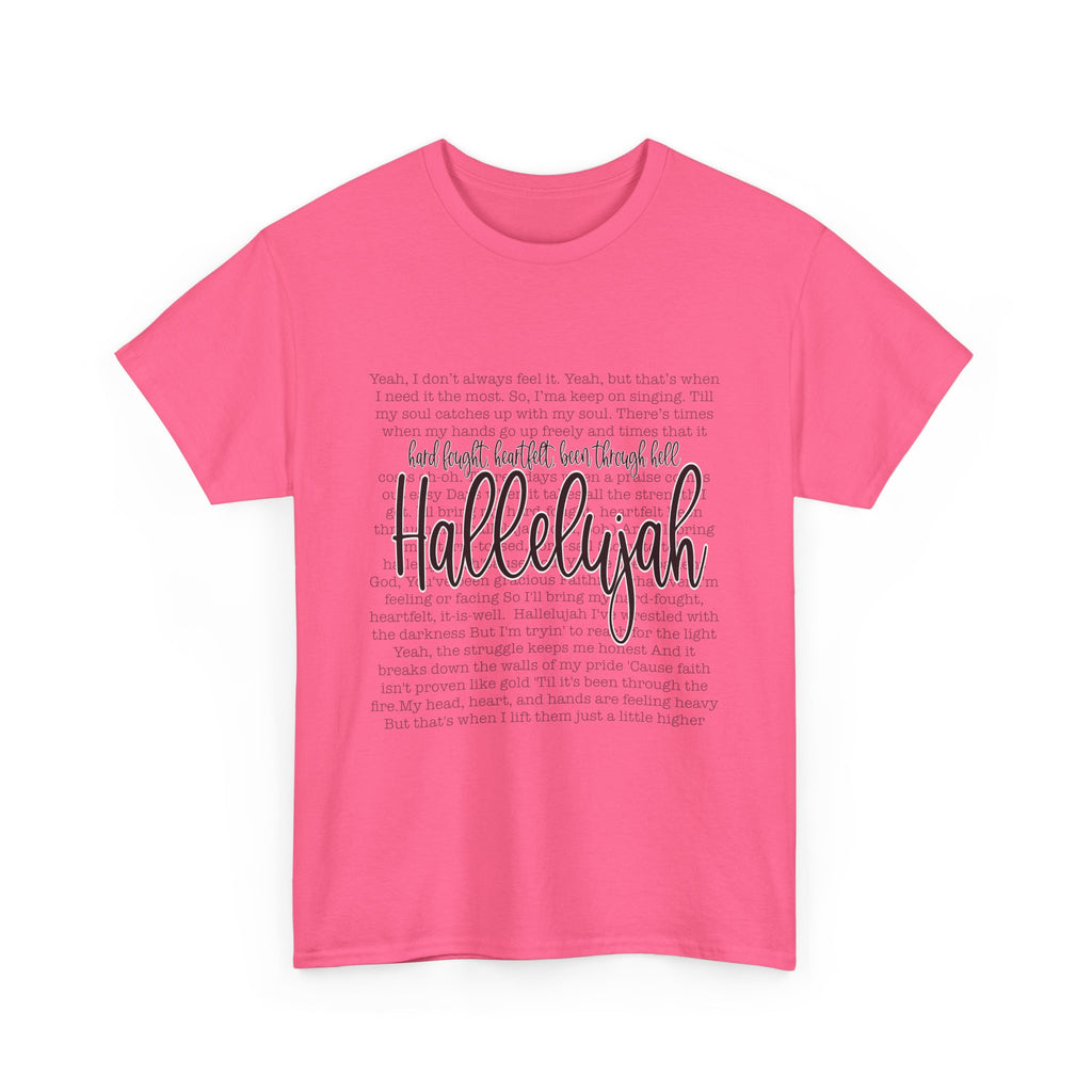 Hallelujah Cotton Tee Express Delivery available