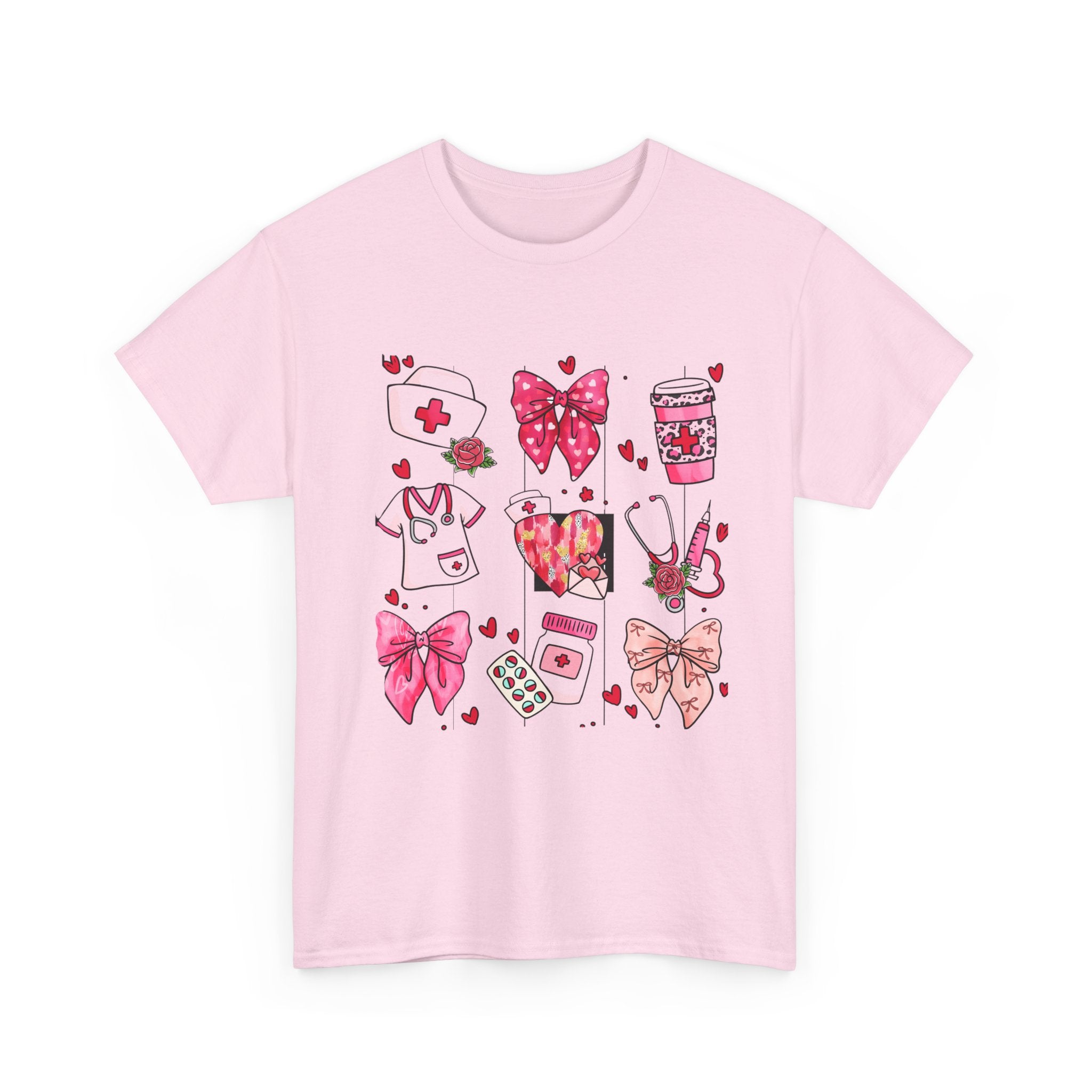 Nursing Tee, Happy Unisex Tee, Cheerful Nursing Shirt, Cotton Tee for Nurses, Beautiful Nurse Gift