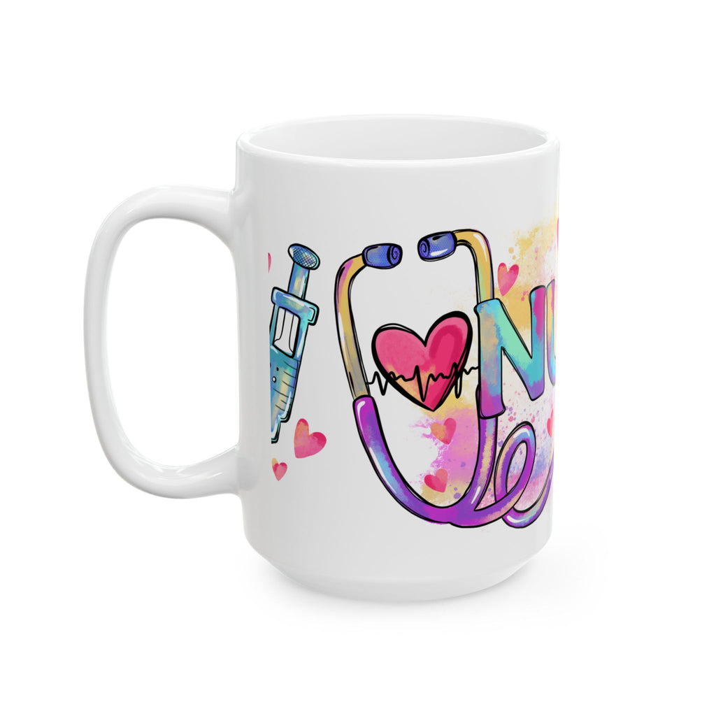 Nurse Ceramic Mug, (11oz, 15oz)