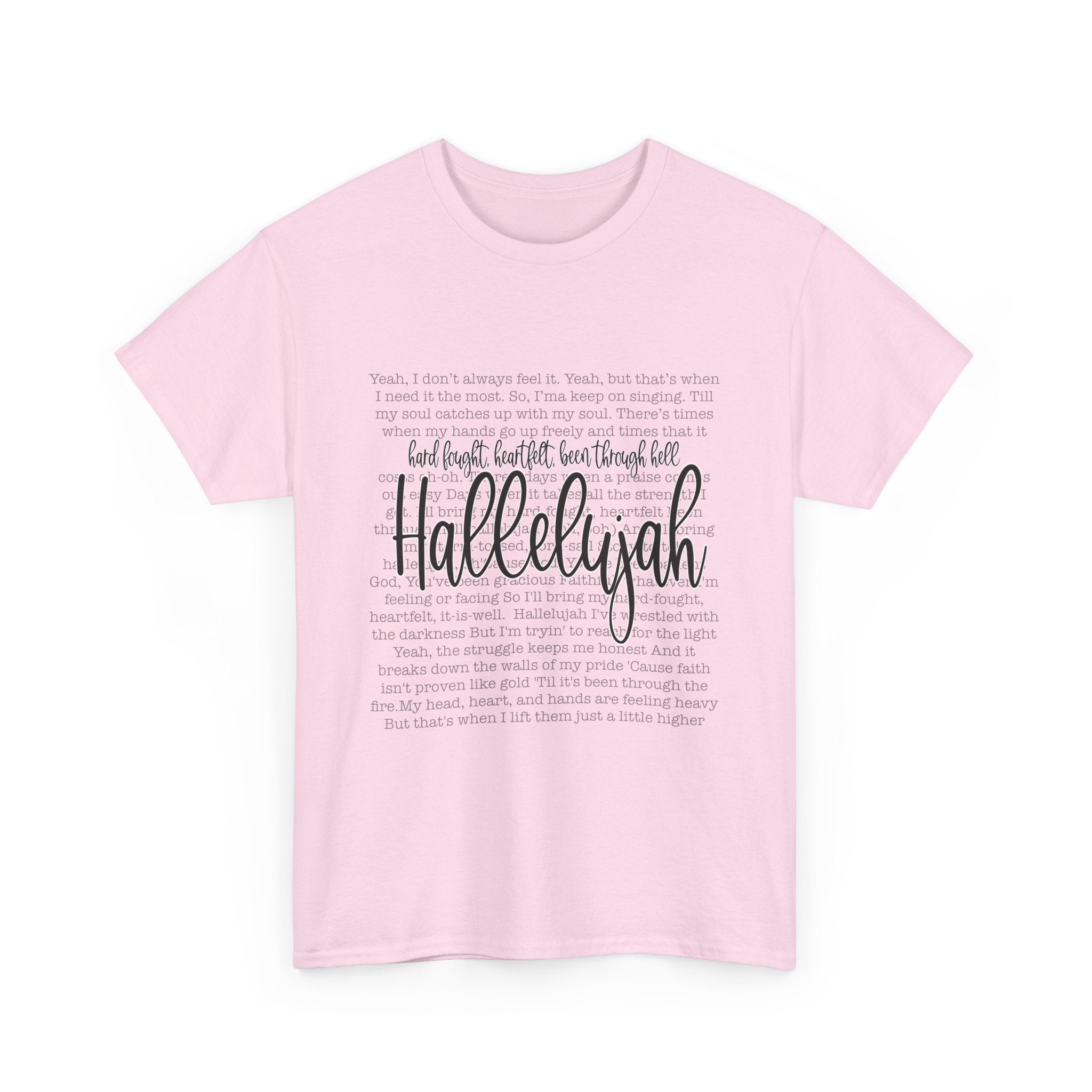 Hallelujah Cotton Tee Express Delivery available