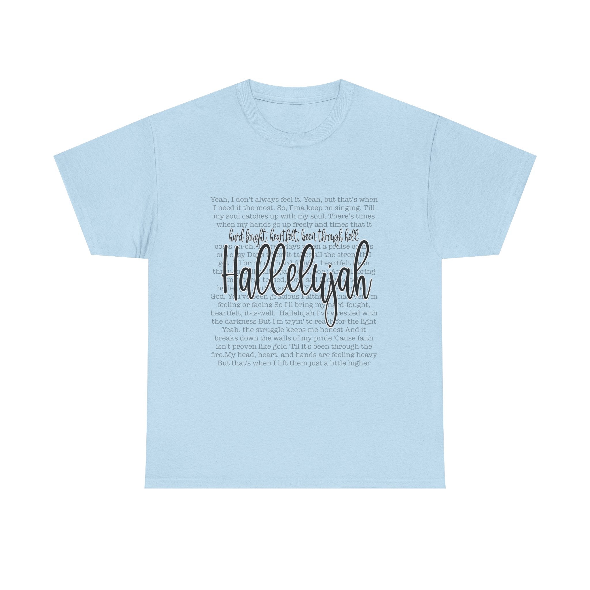 Hallelujah Cotton Tee Express Delivery available
