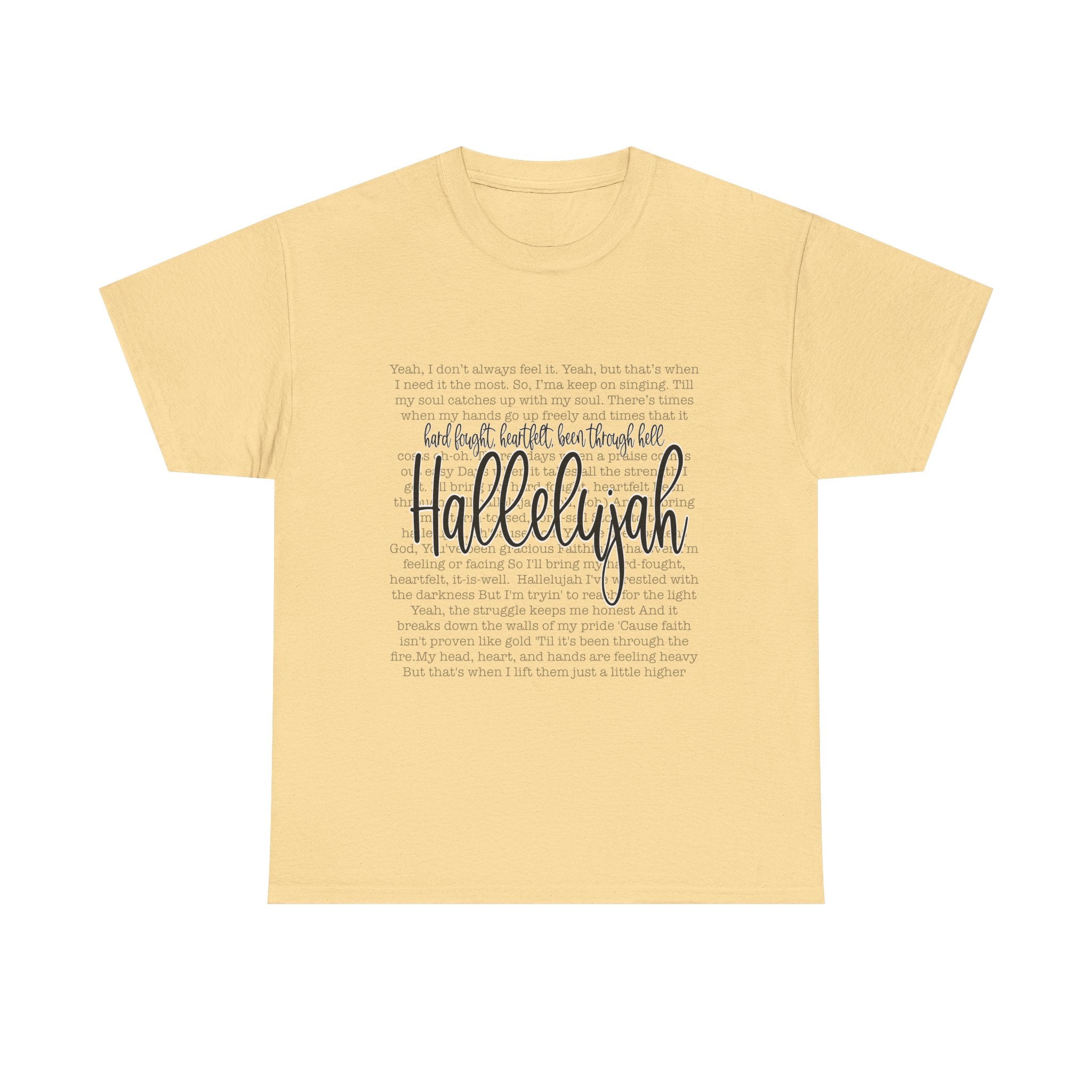 Hallelujah Cotton Tee Express Delivery available