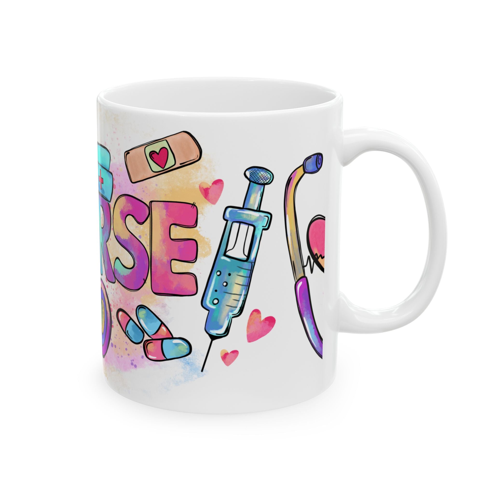 Nurse Ceramic Mug, (11oz, 15oz)