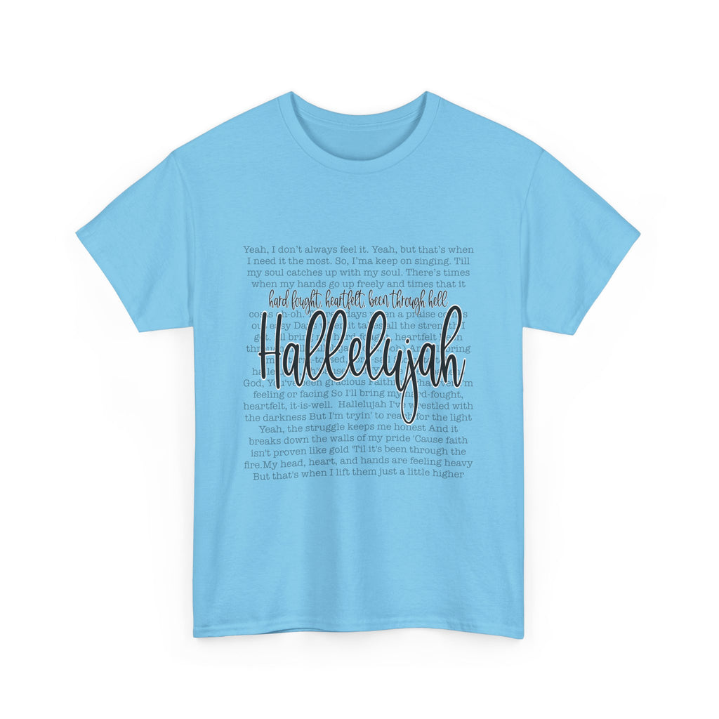 Hallelujah Cotton Tee Express Delivery available