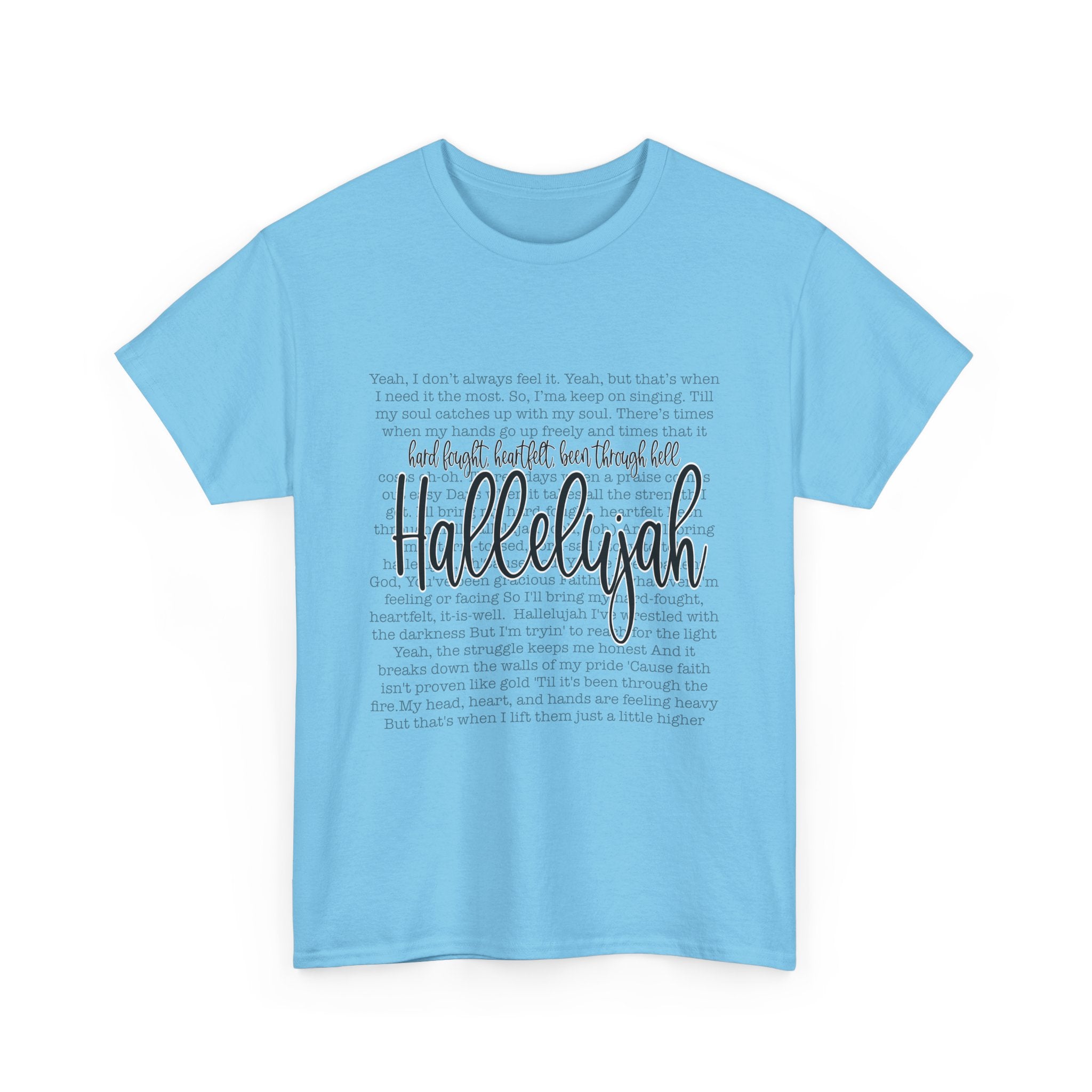 Hallelujah Cotton Tee Express Delivery available