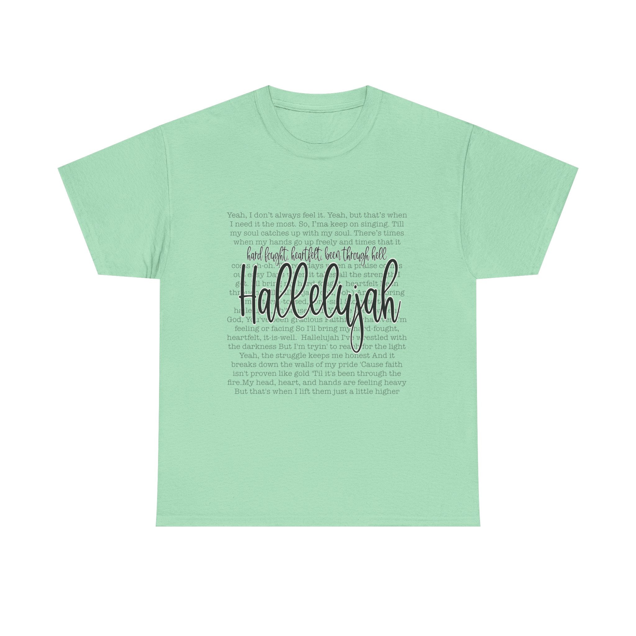 Hallelujah Cotton Tee Express Delivery available