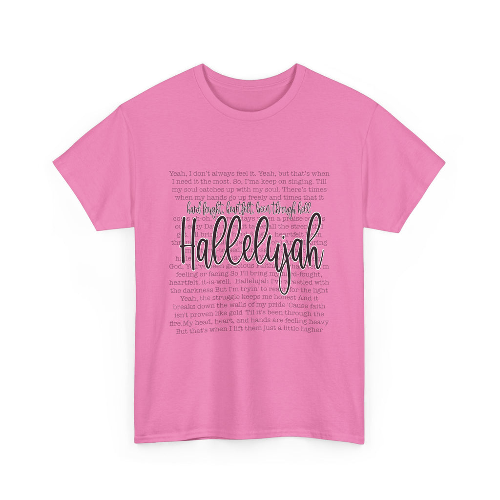 Hallelujah Cotton Tee Express Delivery available