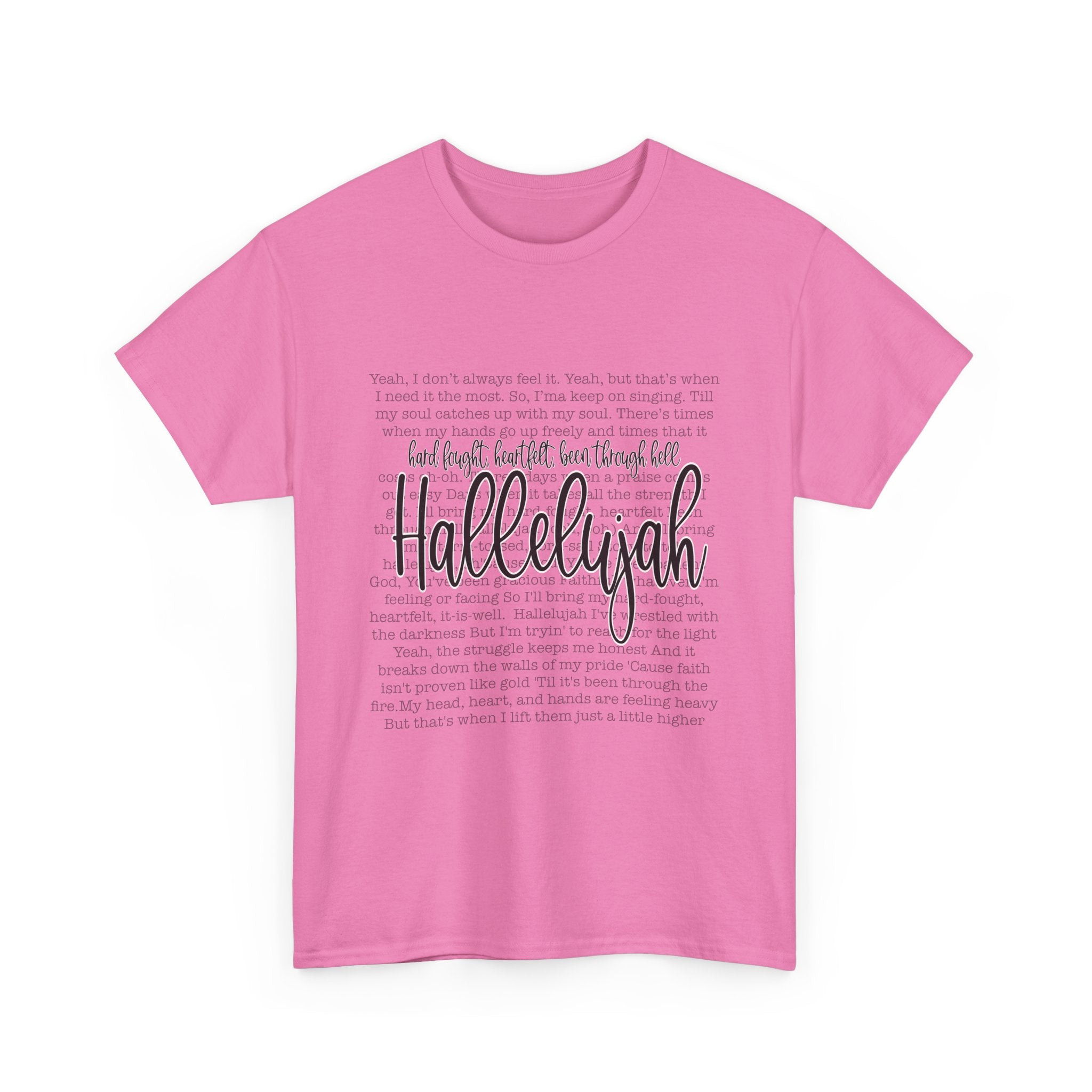 Hallelujah Cotton Tee Express Delivery available