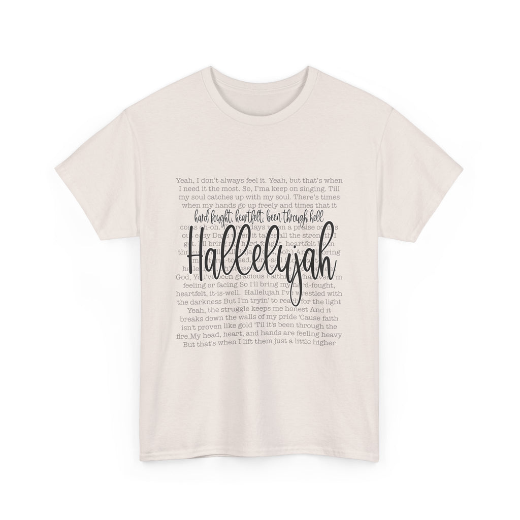 Hallelujah Cotton Tee Express Delivery available