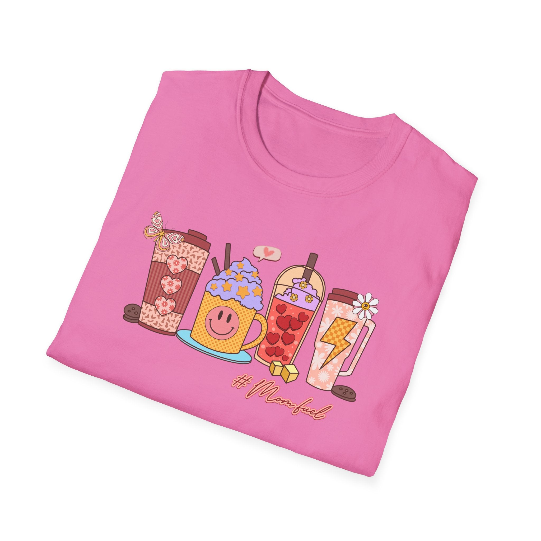 Mom Fuel Unisex Softstyle T-Shirt