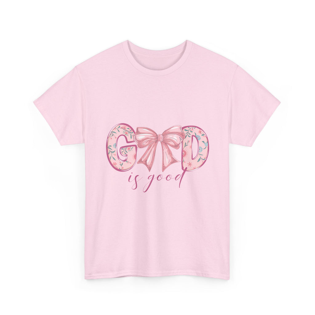 God is good shirt, with Bow