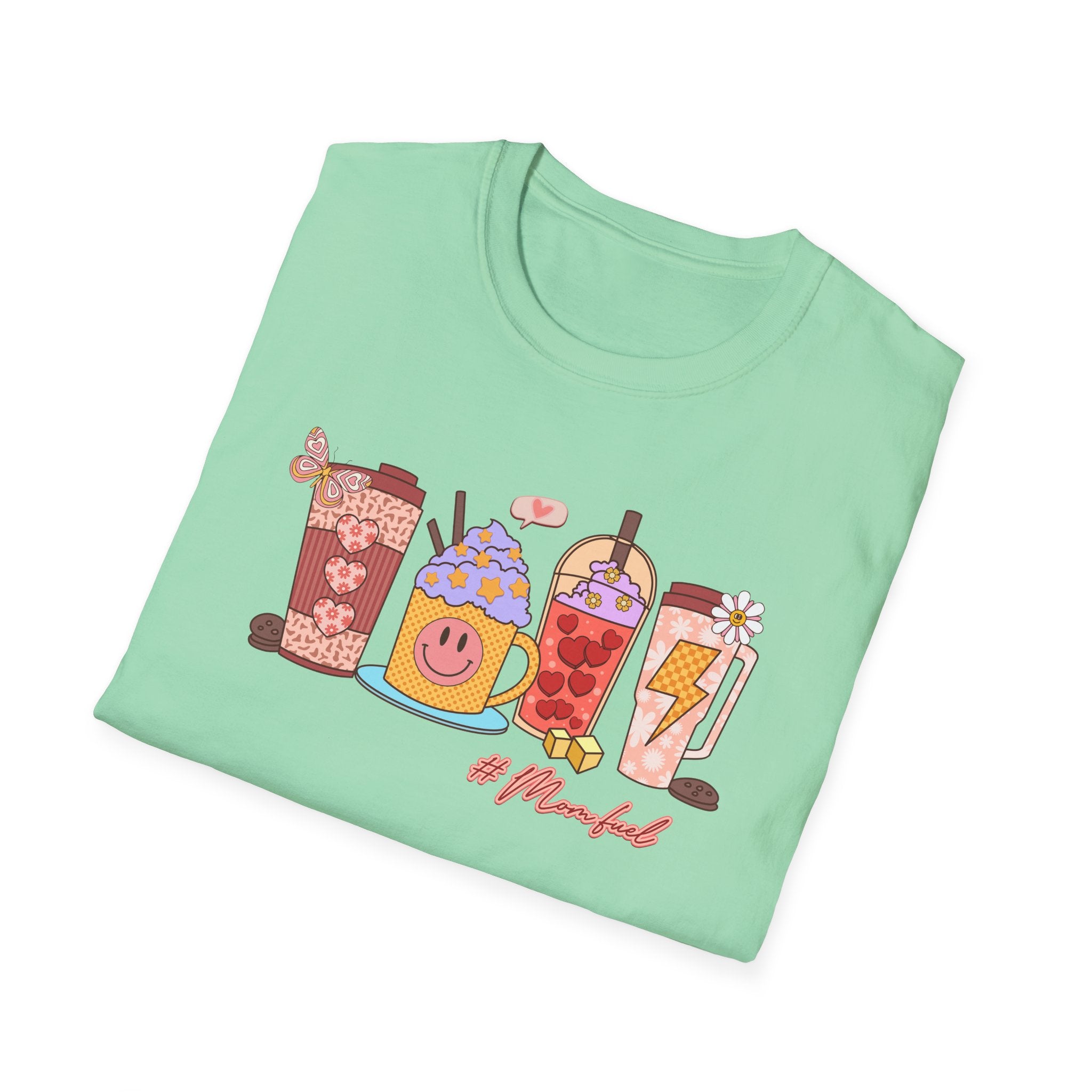 Mom Fuel Unisex Softstyle T-Shirt