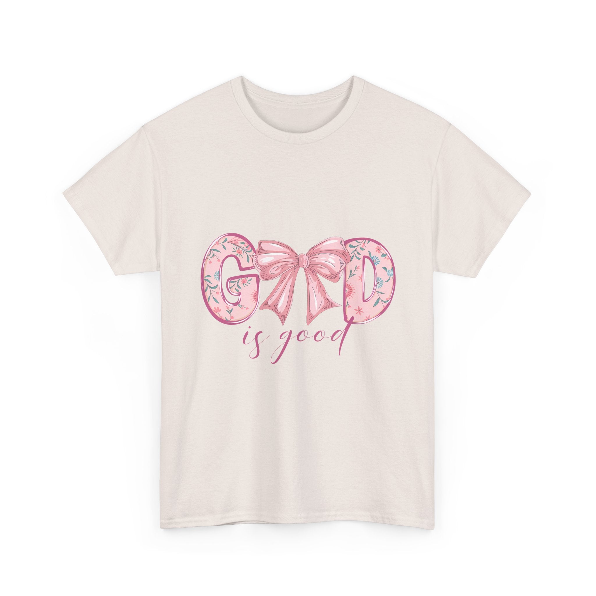 God is good shirt, with Bow