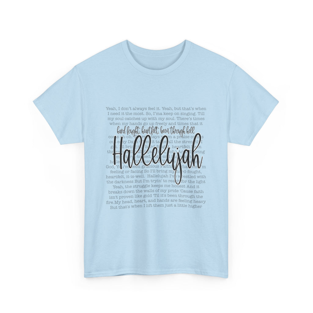 Hallelujah Cotton Tee Express Delivery available
