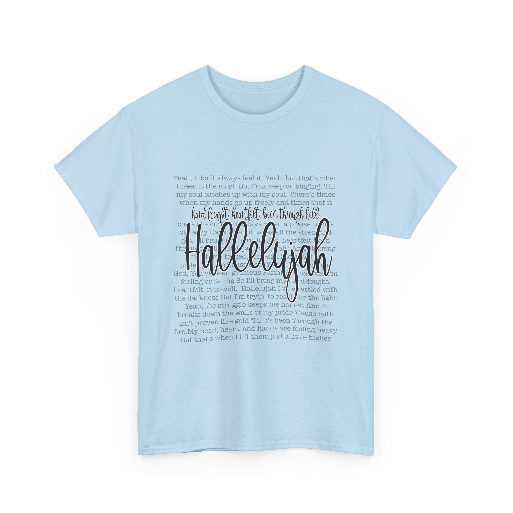 Hallelujah Cotton Tee Express Delivery available