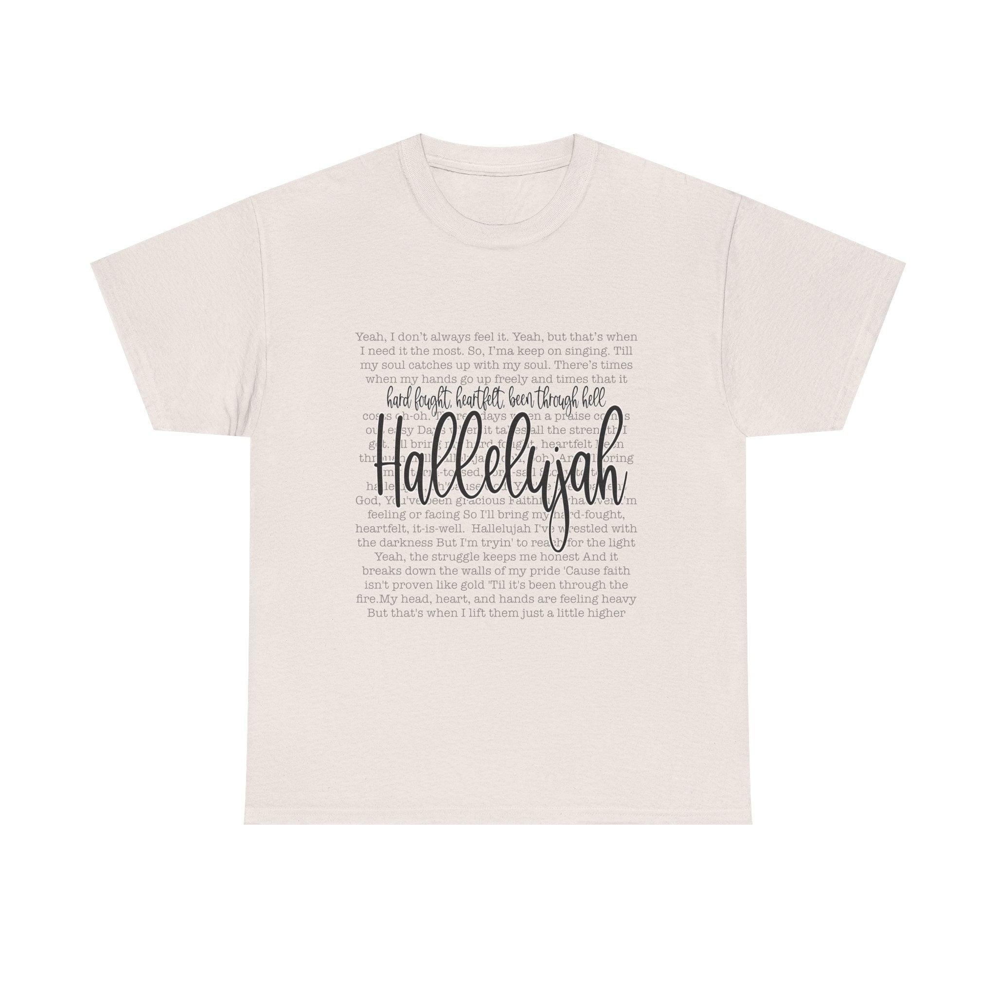 Hallelujah Cotton Tee Express Delivery available