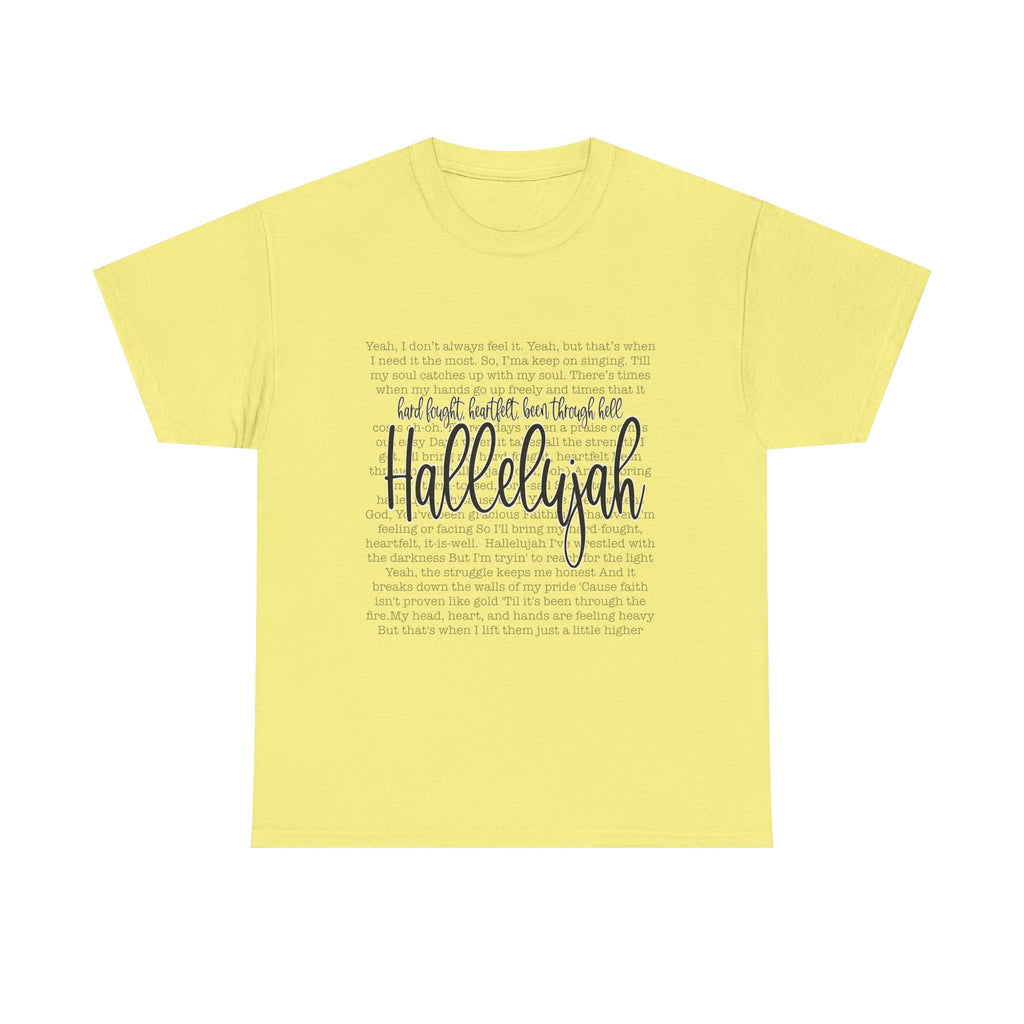Hallelujah Cotton Tee Express Delivery available