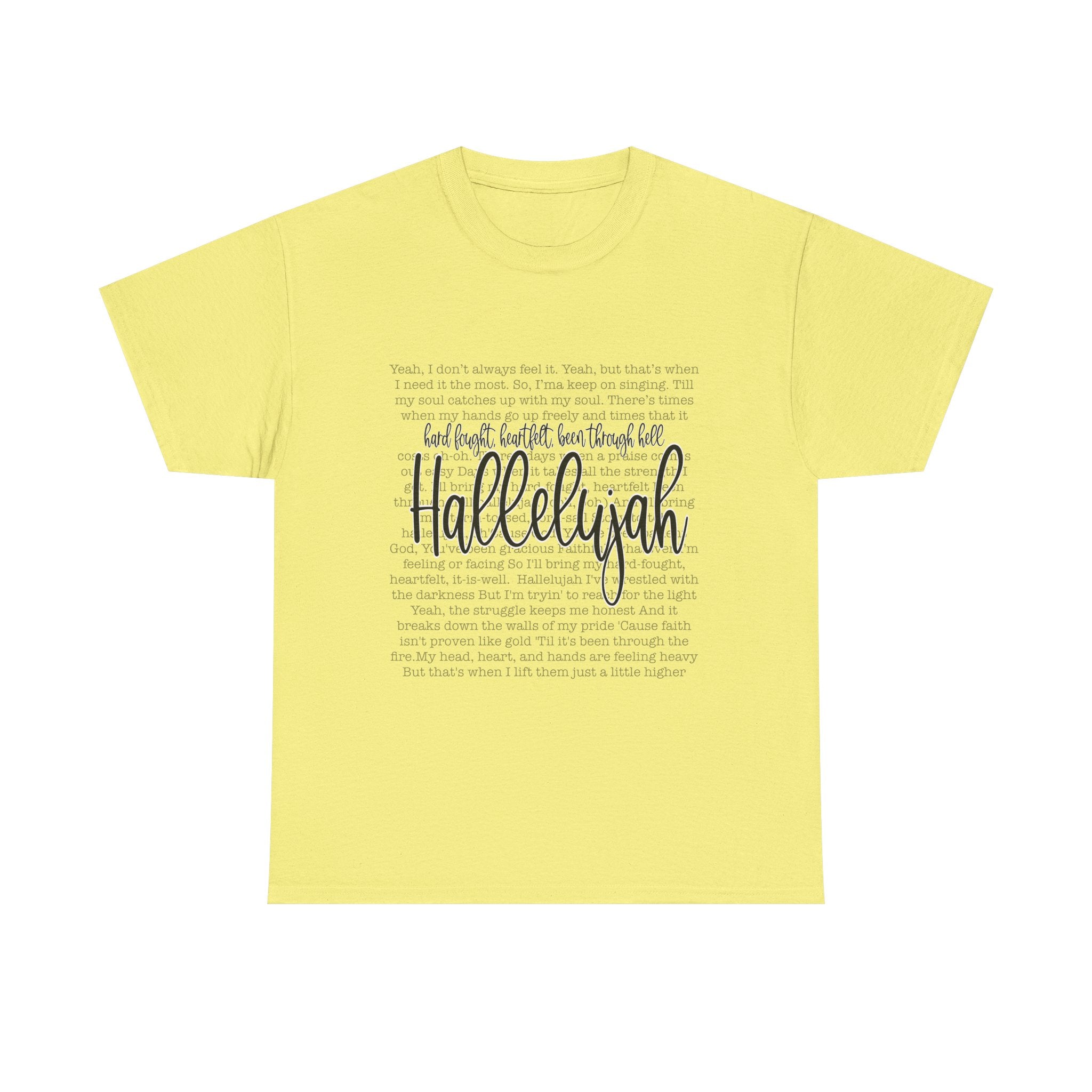 Hallelujah Cotton Tee Express Delivery available