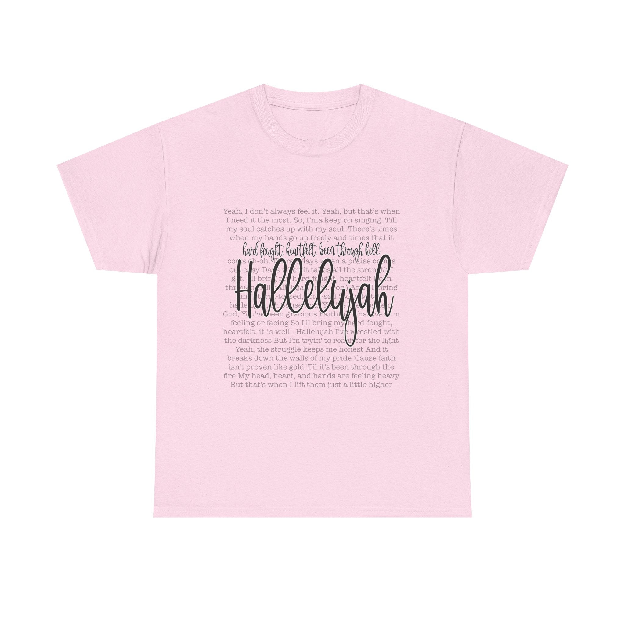 Hallelujah Cotton Tee Express Delivery available