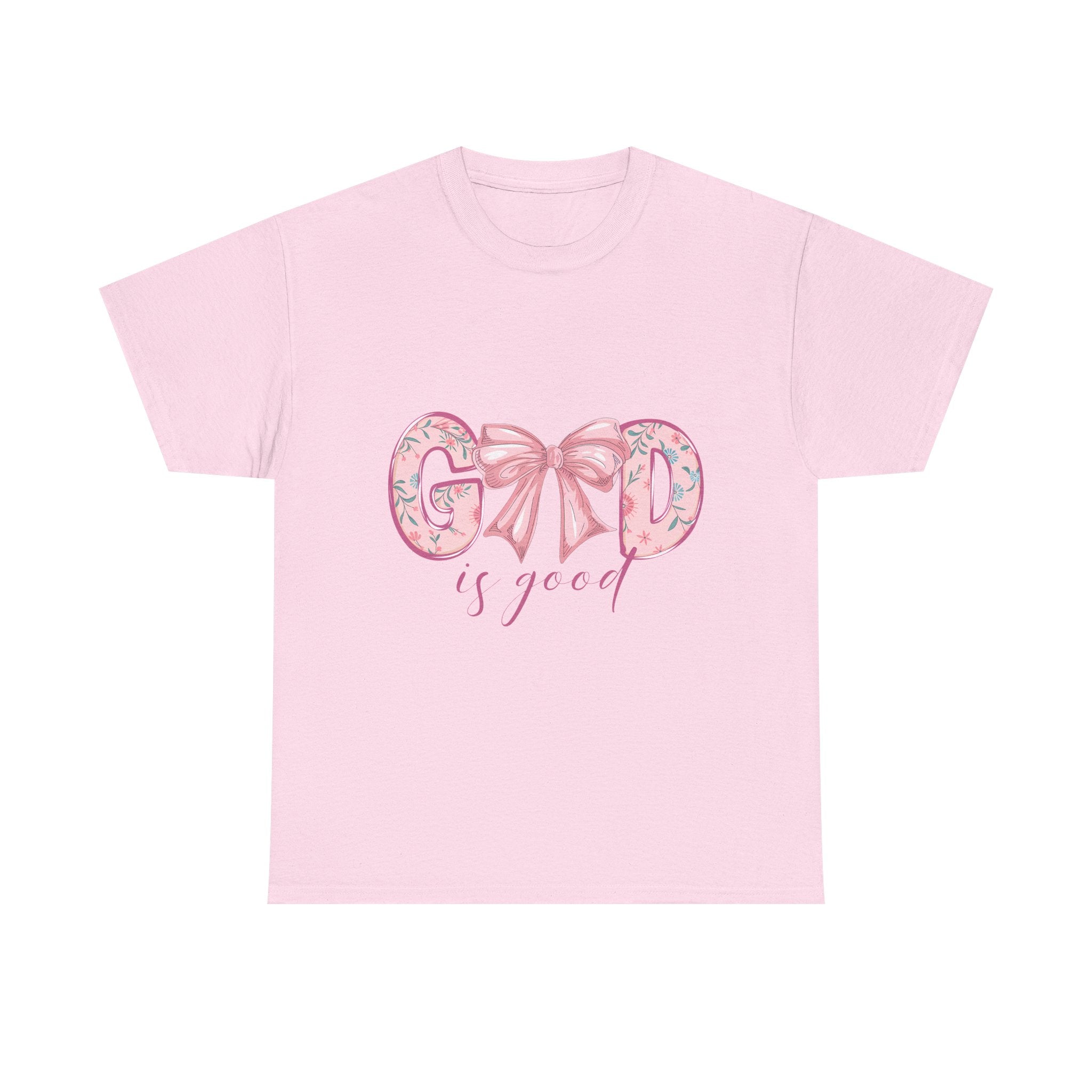 God is good shirt, with Bow