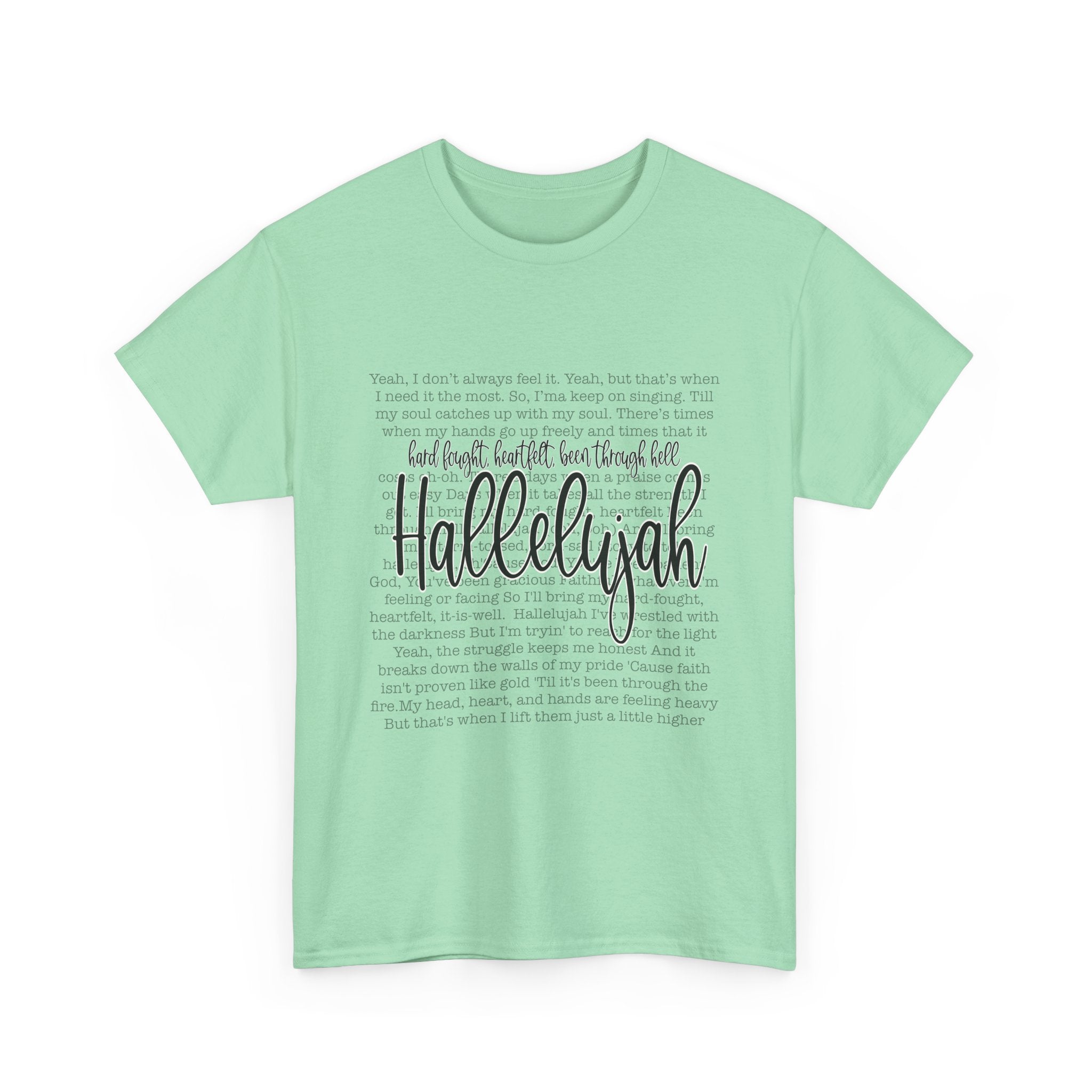 Hallelujah Cotton Tee Express Delivery available