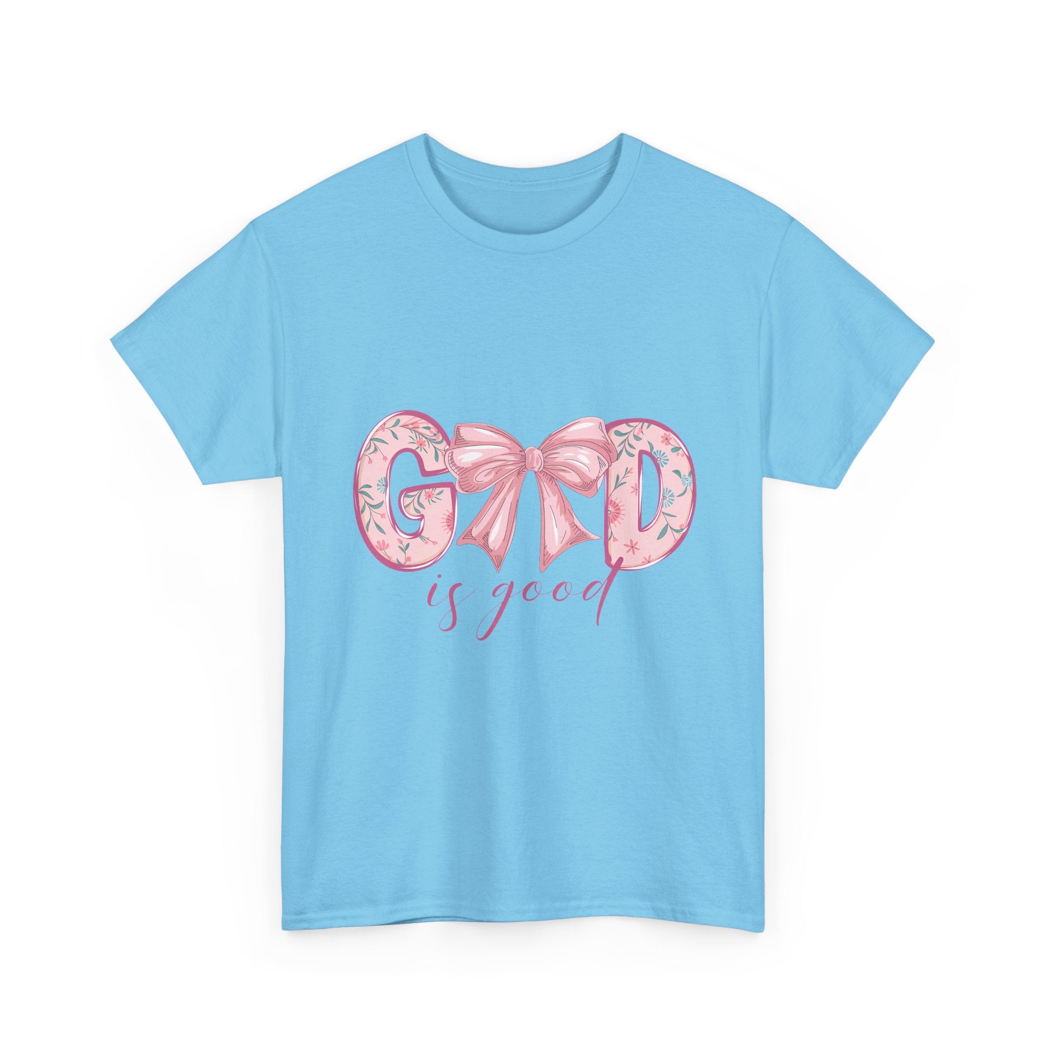 God is good shirt, with Bow