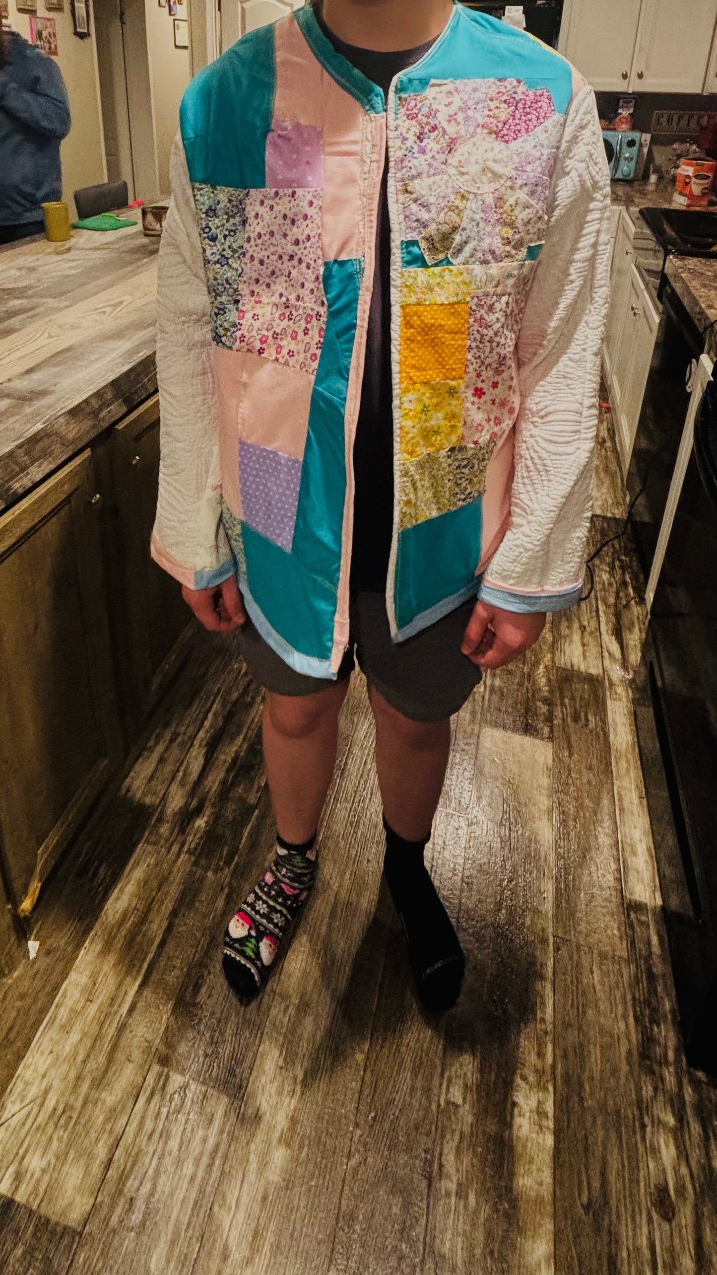 Custom Quilted Jacket – Handmade, Made to Order in Your Color Theme