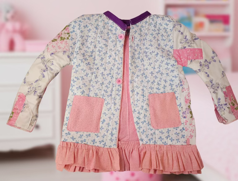 pink themed quilted jacket